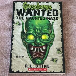 Goosebumps Wanted The Haunted Mask by RL. Stein Paperback Horror Book